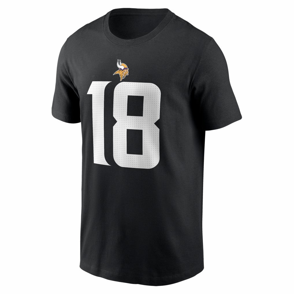 Justin Jefferson  Name & Number T-Shirt - Minnesota Vikings T-shirts