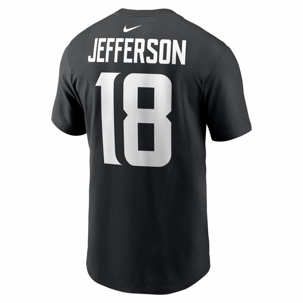 Justin Jefferson  Name & Number T-Shirt - Minnesota Vikings T-shirts