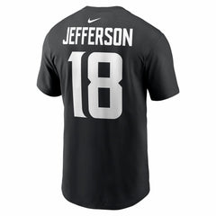 Justin Jefferson  Name & Number T-Shirt - Minnesota Vikings T-shirts