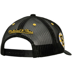 NHL Boston Bruins Mitchell & Ness Team Seal Trucker Snapback Hat