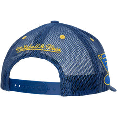 NHL St. Louis Blues Mitchell & Ness Team Seal Trucker Snapback Hat