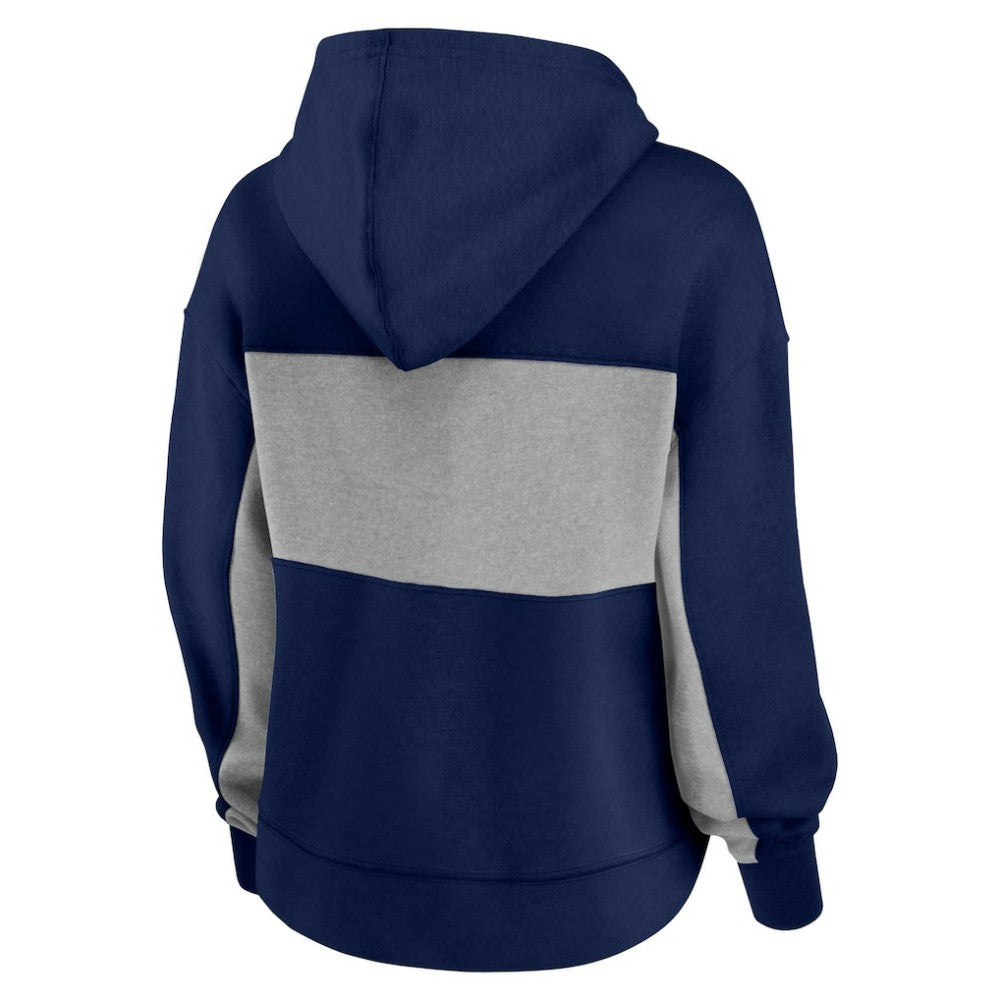 Navy Houston Astros Profile Women's Plus Size Pullover Hoodie