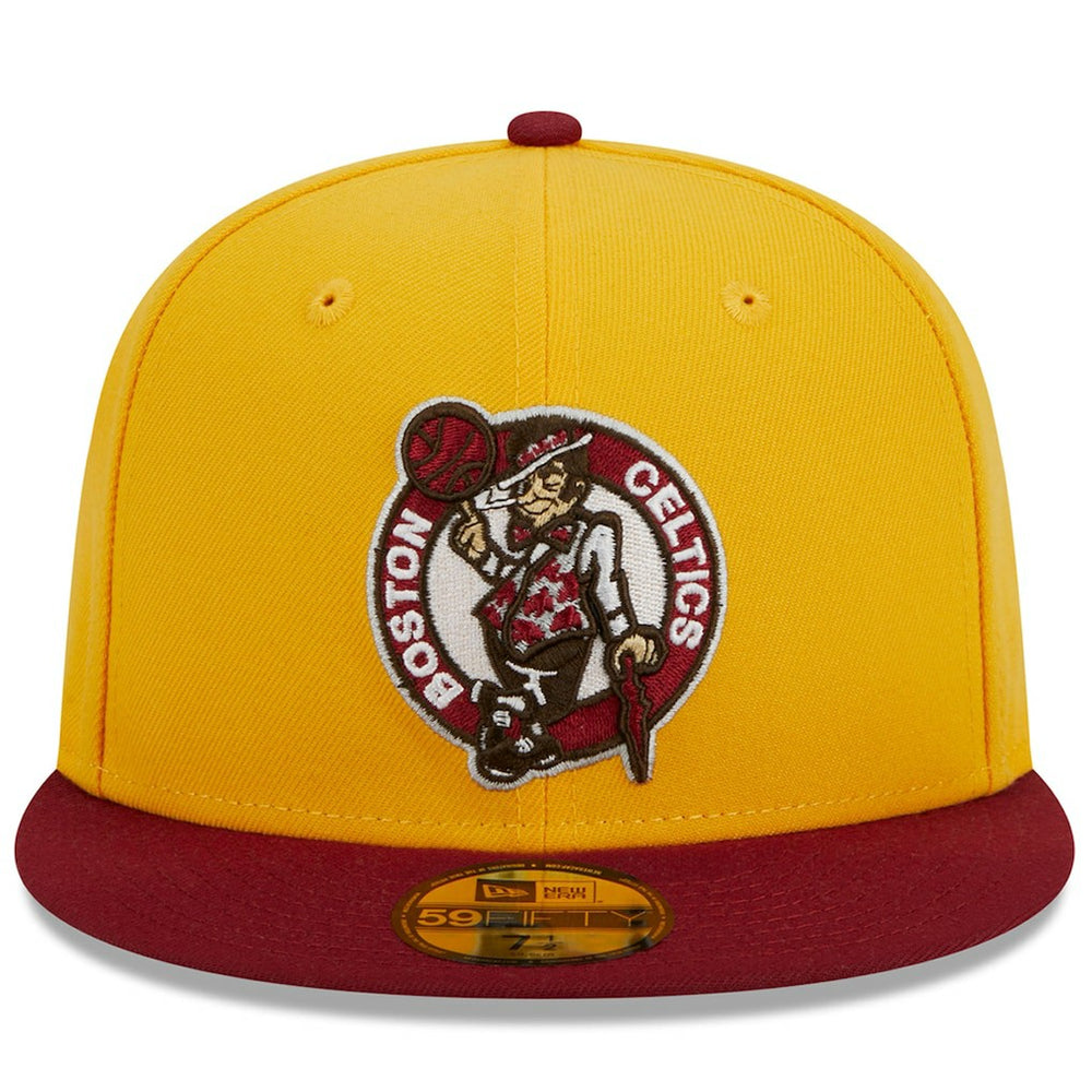 New Era Boston Celtics Fall Leaves 2-Tone 59FIFTY Fitted Hat