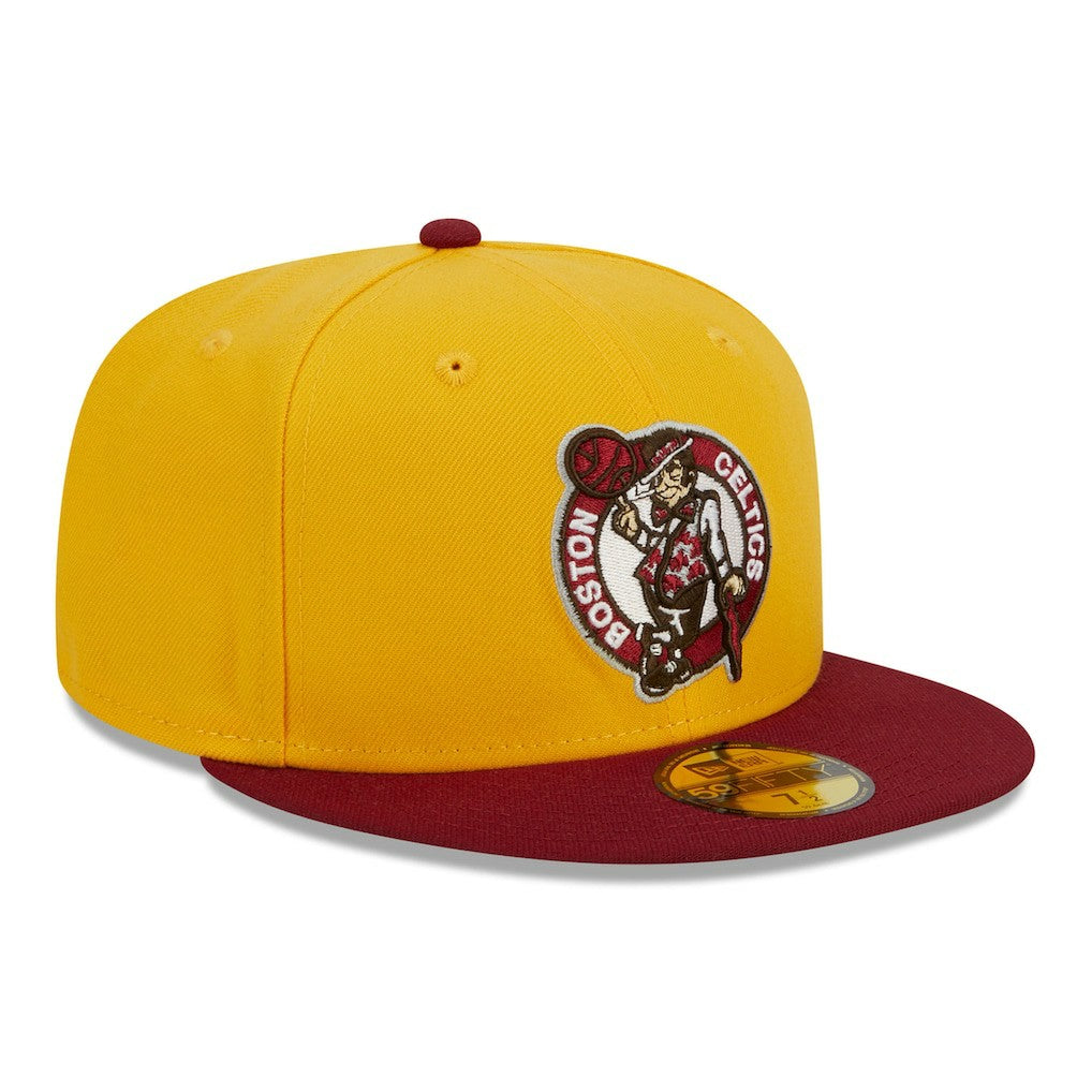 New Era Boston Celtics Fall Leaves 2-Tone 59FIFTY Fitted Hat