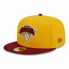 New Era New York Knicks Fall Leaves 2-Tone 59FIFTY Fitted Hat