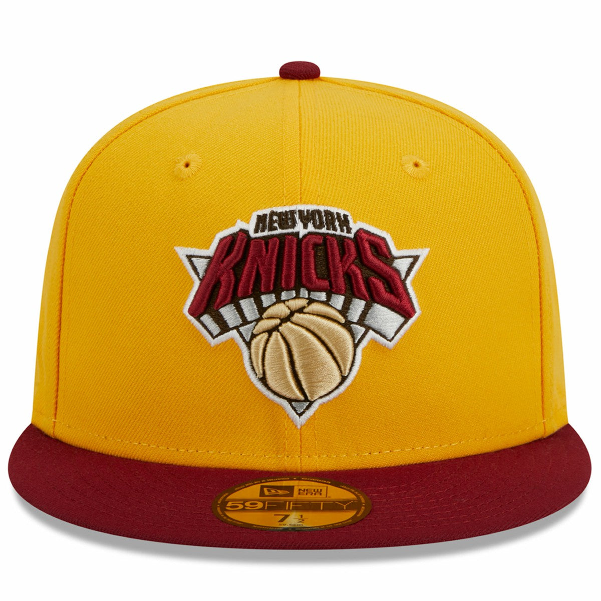 New Era New York Knicks Fall Leaves 2-Tone 59FIFTY Fitted Hat
