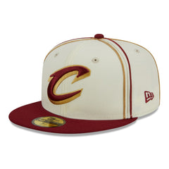 New Era Cleveland Cavaliers Piping 2-Tone 59FIFTY Fitted Hat sale