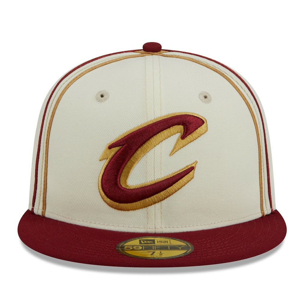 New Era Cleveland Cavaliers Piping 2-Tone 59FIFTY Fitted Hat sale