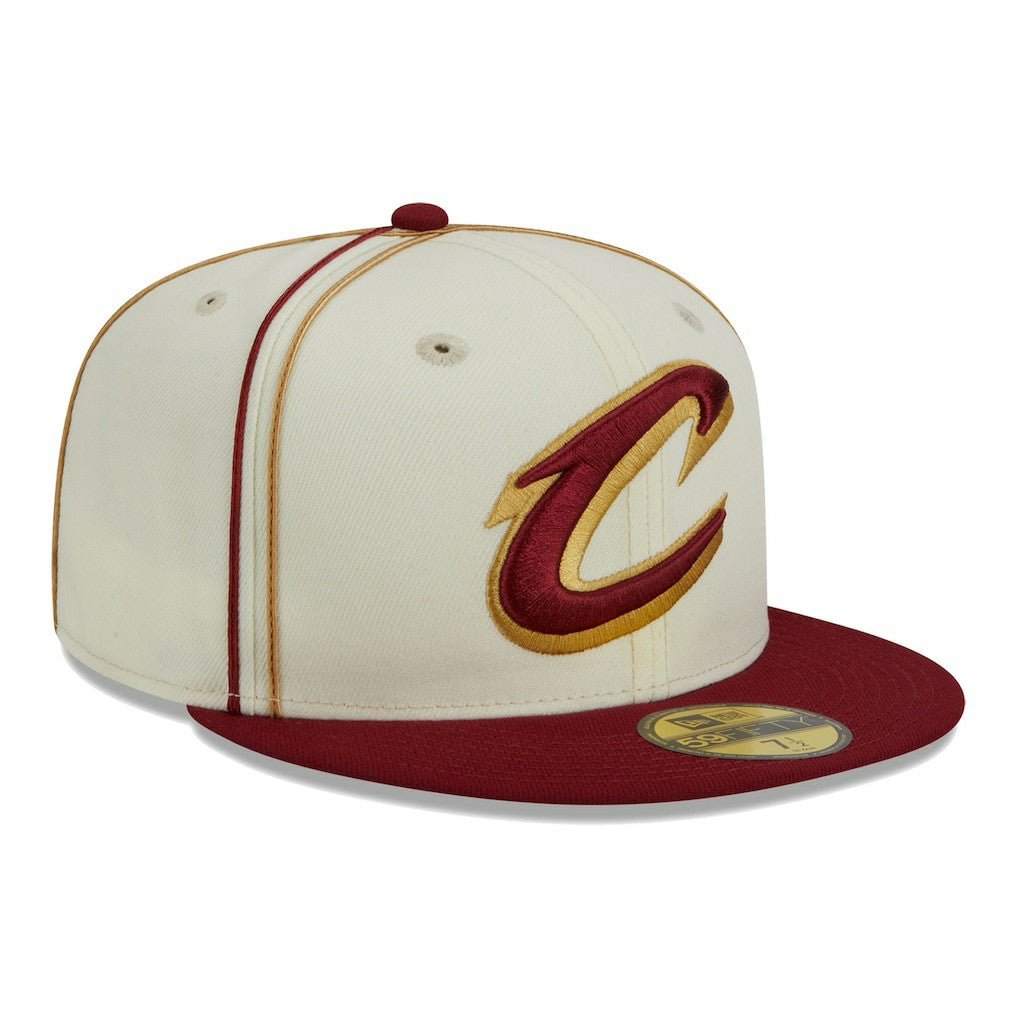 New Era Cleveland Cavaliers Piping 2-Tone 59FIFTY Fitted Hat sale
