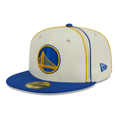 New Era Golden State Warriors Piping 2-Tone 59FIFTY Fitted Hat sale