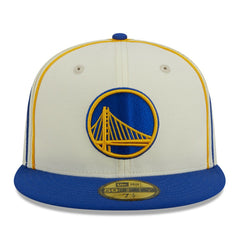 New Era Golden State Warriors Piping 2-Tone 59FIFTY Fitted Hat sale