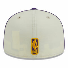 New Era Los Angeles Lakers Piping 2-Tone 59FIFTY Fitted Hat
