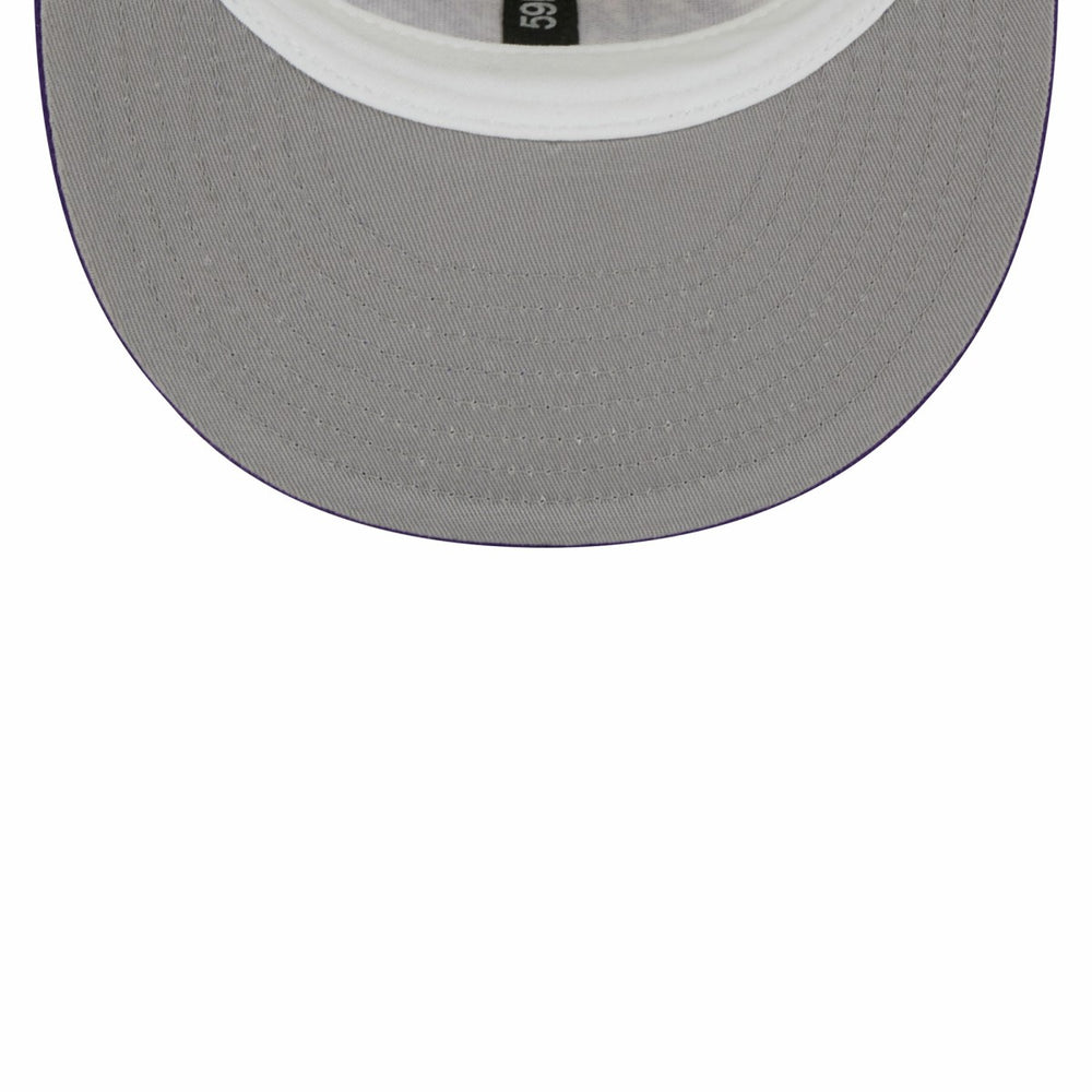 New Era Los Angeles Lakers Piping 2-Tone 59FIFTY Fitted Hat