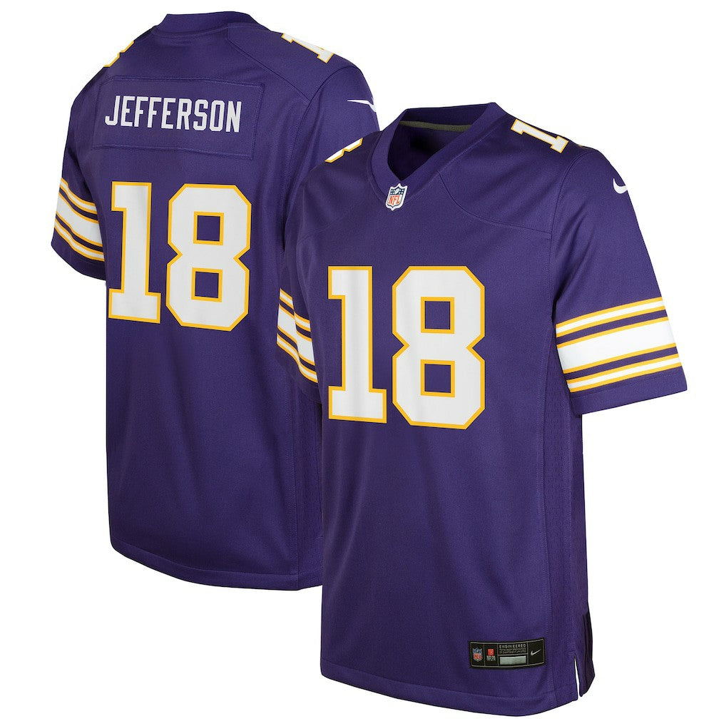 Justin Jefferson  Youth Game Jersey - Minnesota Vikings Jerseys