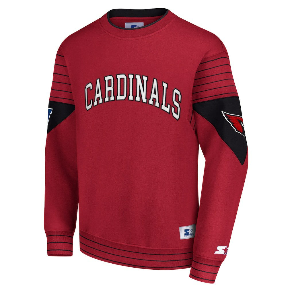Starter Face-Off Pullover Sweatshirt - Arizona Cardinals Pullover