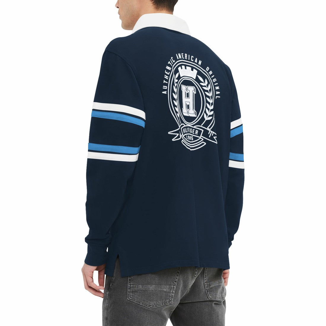 Tommy Hilfiger Cory Varsity Rugby Long Sleeve T-Shirt - Tennessee Titans T-shirts