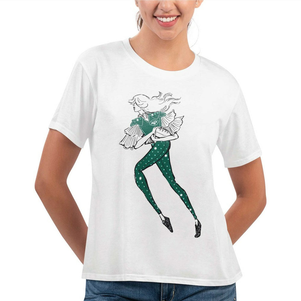 G-III 4Her by Carl Banks Women's Play The Ball T-Shirt - New York Jets T-shirts