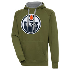 NHL Edmonton Oilers Antigua Victory Pullover Hoodie