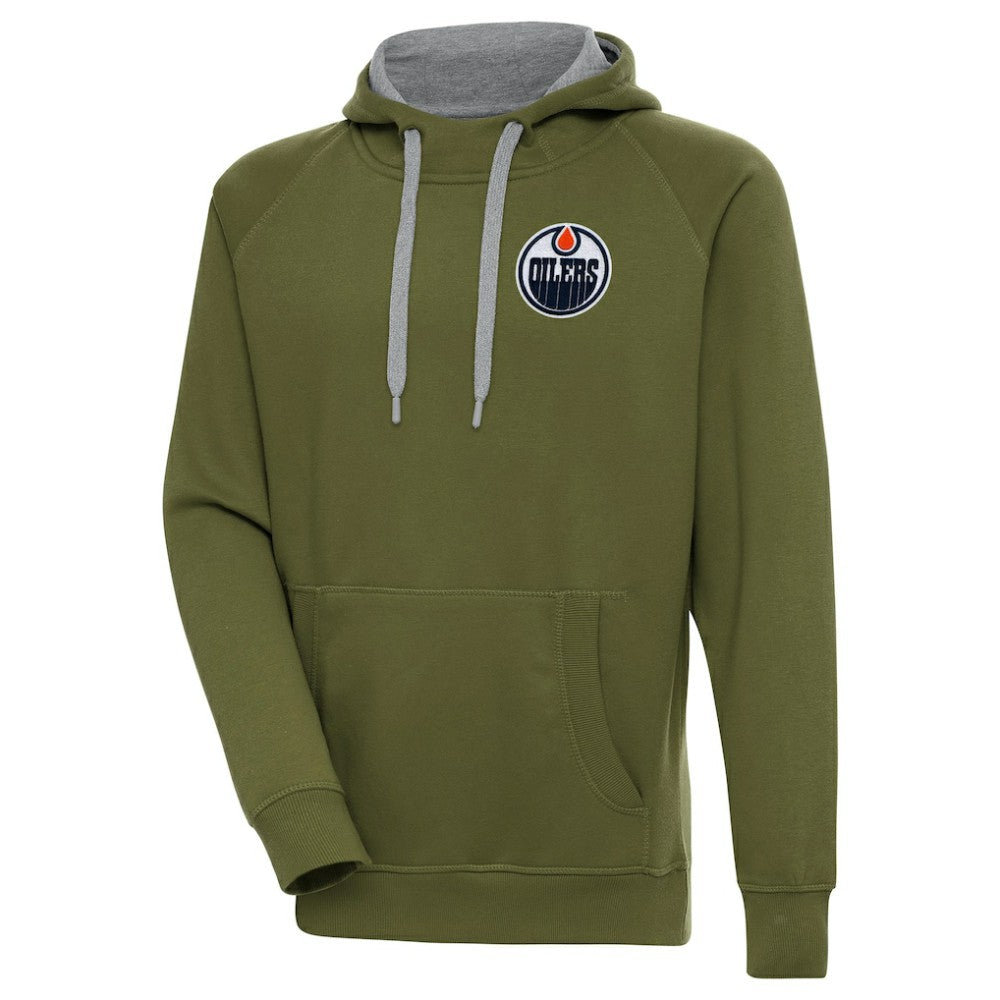 NHL Edmonton Oilers Antigua Victory Pullover Hoodie