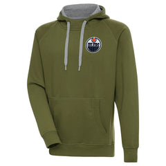 NHL Edmonton Oilers Antigua Victory Pullover Hoodie