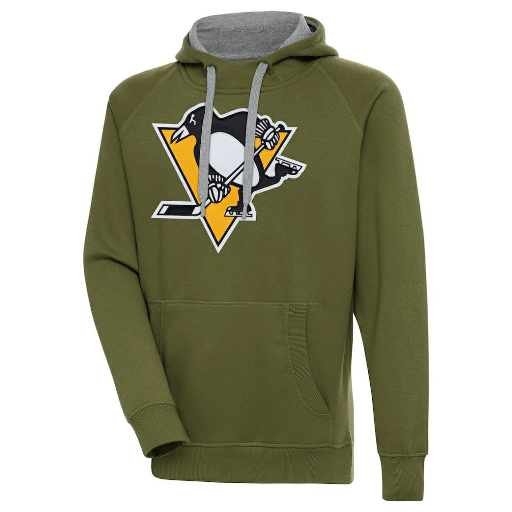 NHL Pittsburgh Penguins Antigua Victory Pullover Hoodie