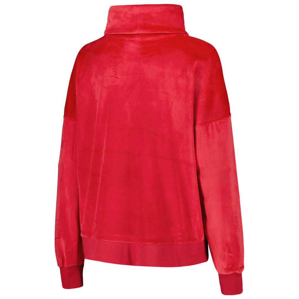 DKNY Sport Women's Deliliah Rhinestone Funnel Neck Pullover Sweatshirt - Tampa Bay Buccaneers Pullover