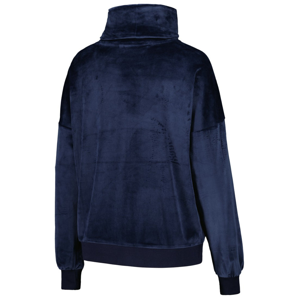 DKNY Sport Women's Deliliah Rhinestone Funnel Neck Pullover Sweatshirt - Tennessee Titans Pullover