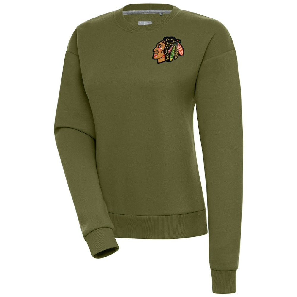 NHL Chicago Blackhawks Antigua Women's Victory Pullover Sweatshirt