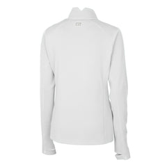 White New York Yankees Cutter & Buck Women's DryTec Traverse Stretch Quarter-Zip Pullover Top