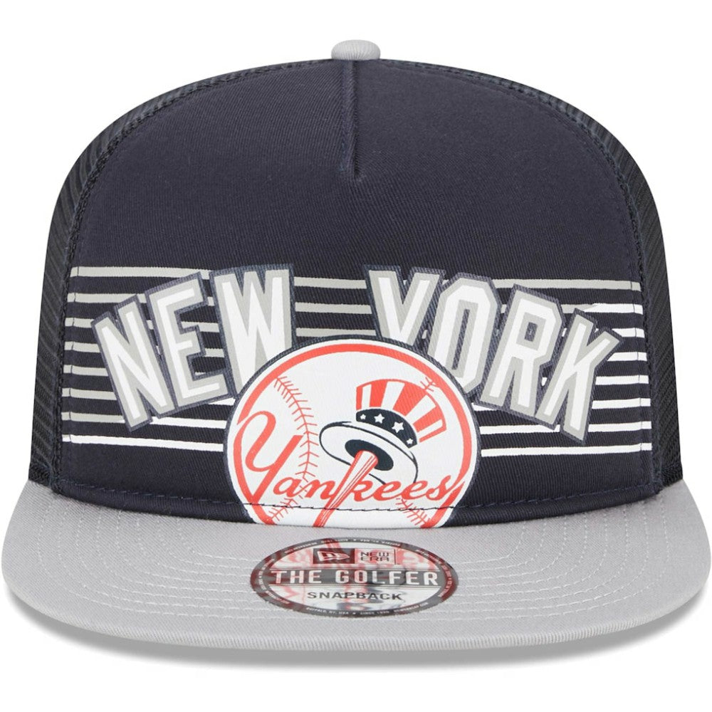 Navy New York Yankees New Era Speed Golfer Trucker Snapback Hat