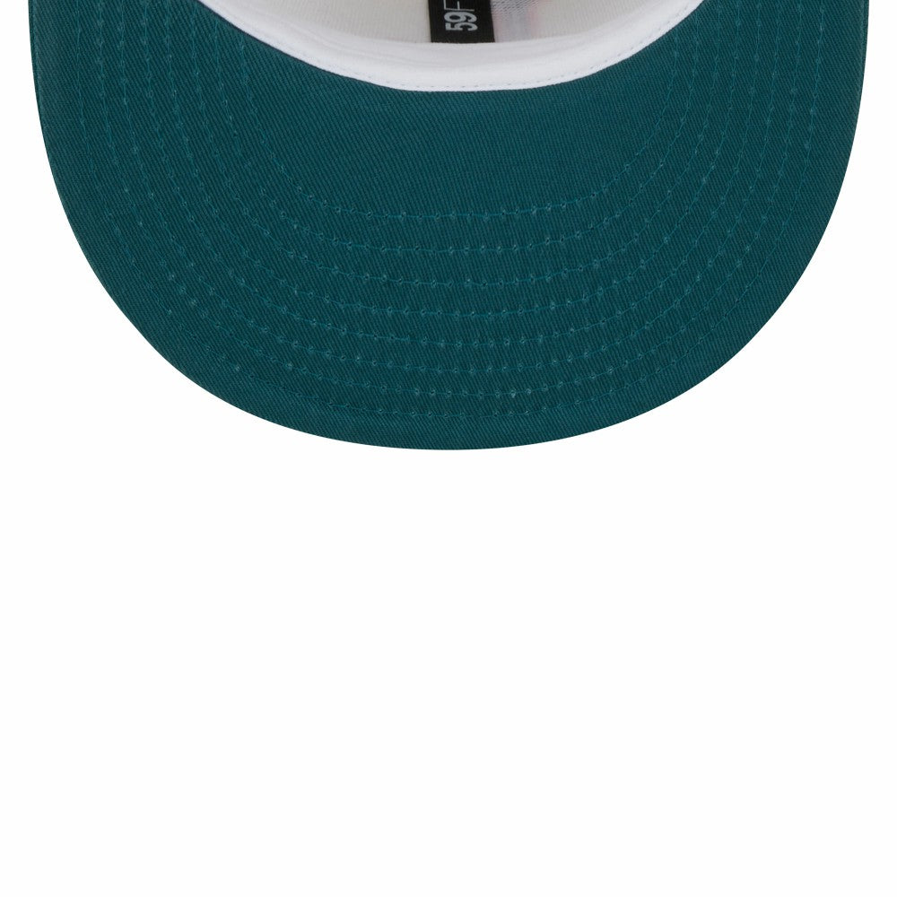 Cream Los Angeles Dodgers New Era Chrome 59FIFTY Fitted Hat