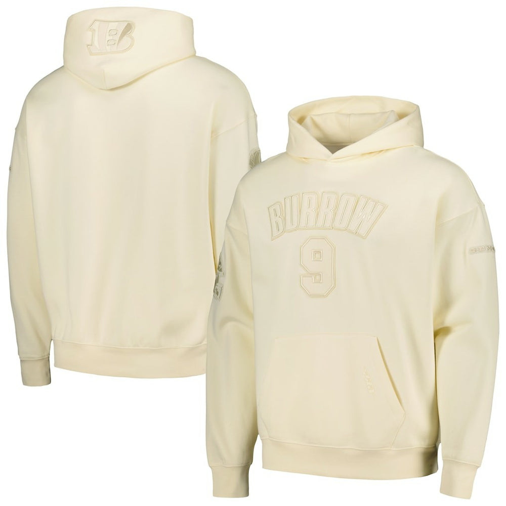 Joe Burrow  Pro Standard Player Name & Number Pullover Hoodie - Cincinnati Bengals Hoodies