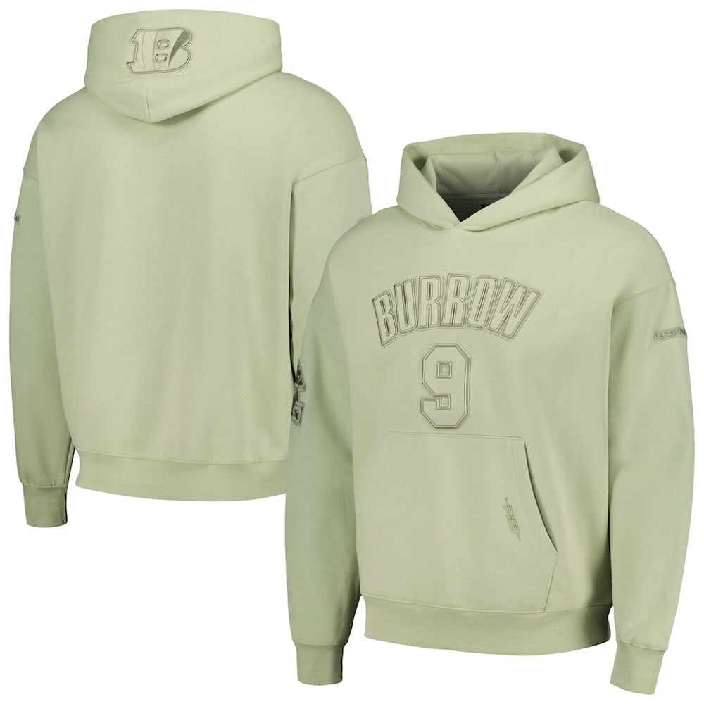 Joe Burrow  Pro Standard Player Name & Number Pullover Hoodie - Cincinnati Bengals Hoodies