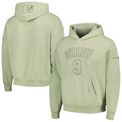 Joe Burrow  Pro Standard Player Name & Number Pullover Hoodie - Cincinnati Bengals Hoodies