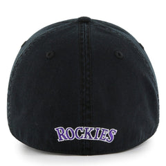 Black Colorado Rockies '47 Cooperstown Collection Franchise Fitted Hat