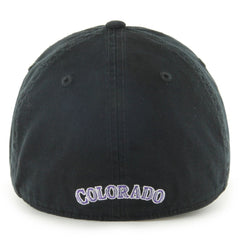 Black Colorado Rockies '47 Franchise Logo Fitted Hat
