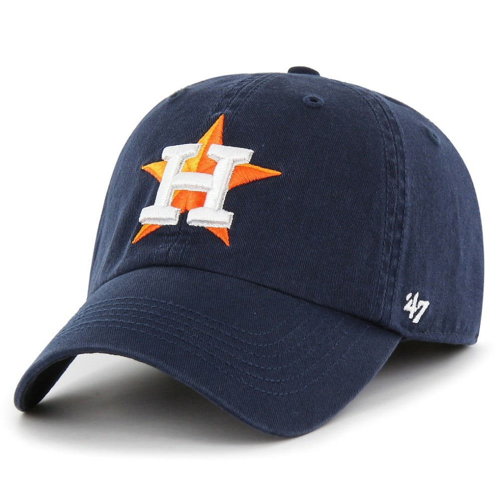 Navy Houston Astros '47 Franchise Logo Fitted Hat