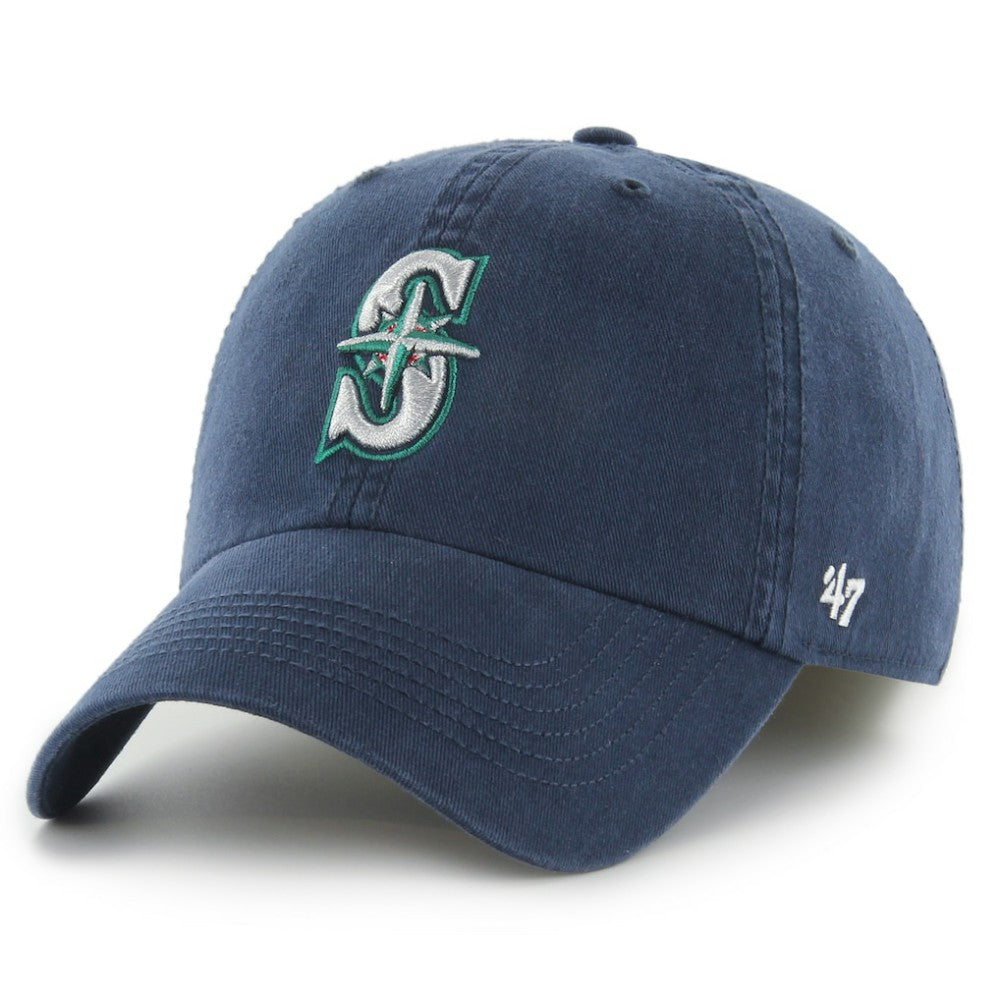 Navy Seattle Mariners '47 Franchise Logo Fitted Hat