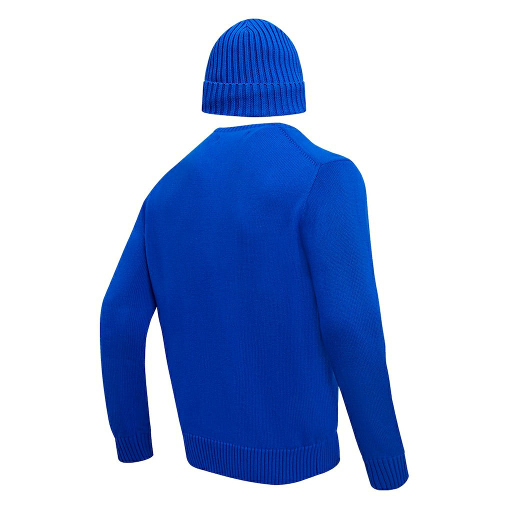 Pro Standard Crewneck Pullover Sweater & Cuffed Knit Hat Box Gift Set - Buffalo Bills Hats