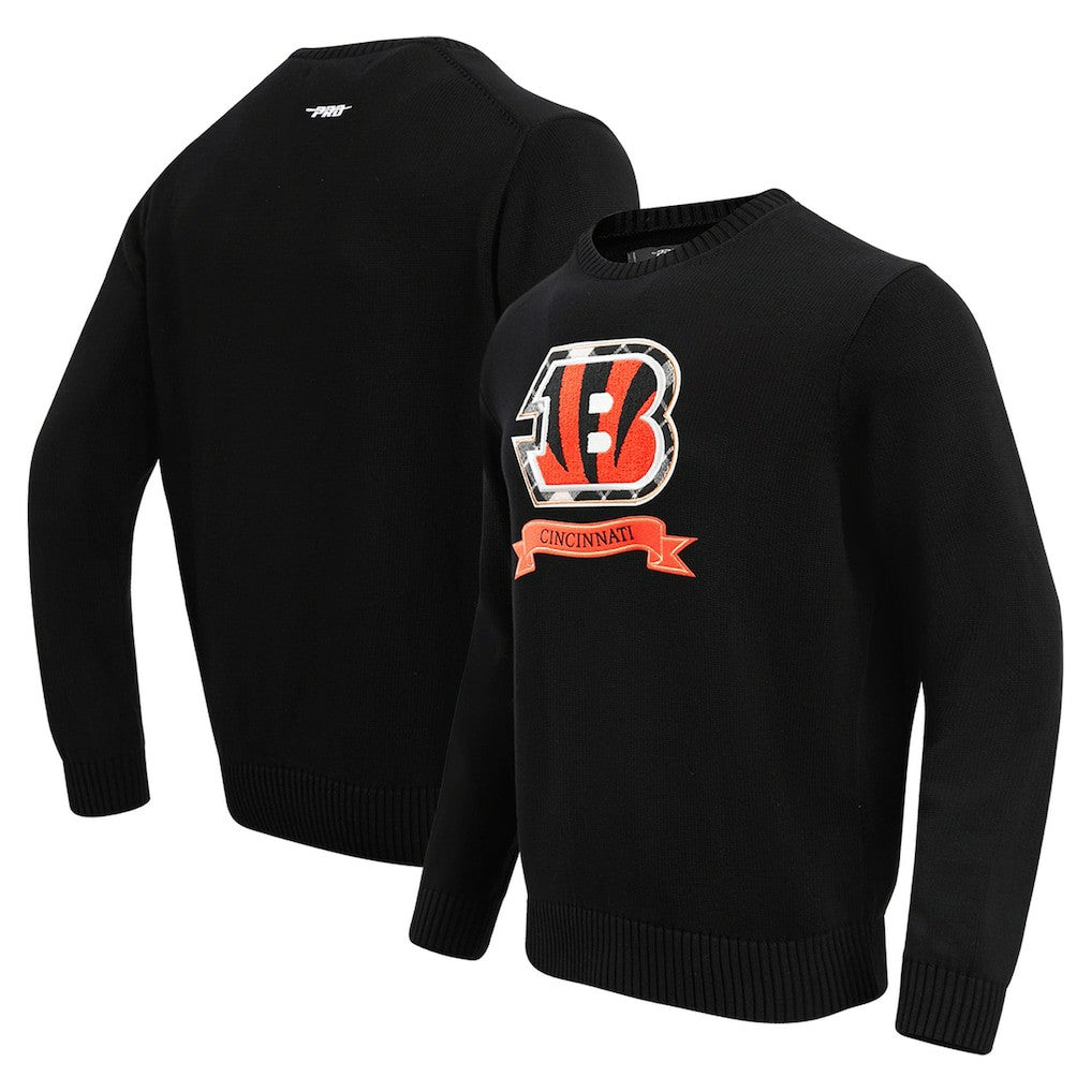 Pro Standard Prep Knit Sweater - Cincinnati Bengals