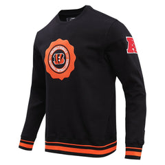 Pro Standard Crest Emblem Pullover Sweatshirt - Cincinnati Bengals Pullover