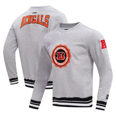 Pro Standard Crest Emblem Pullover Sweatshirt - Cincinnati Bengals Pullover
