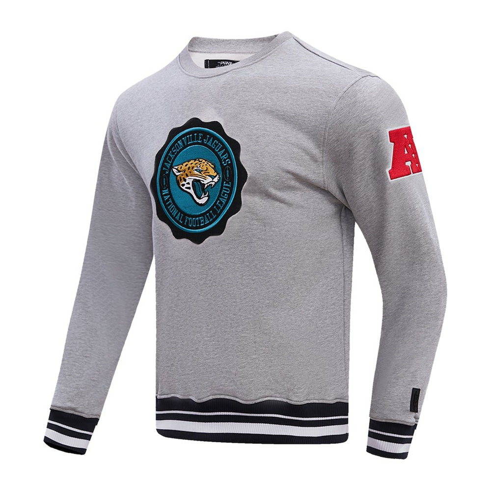 Pro Standard Crest Emblem Pullover Sweatshirt - Jacksonville Jaguars Pullover