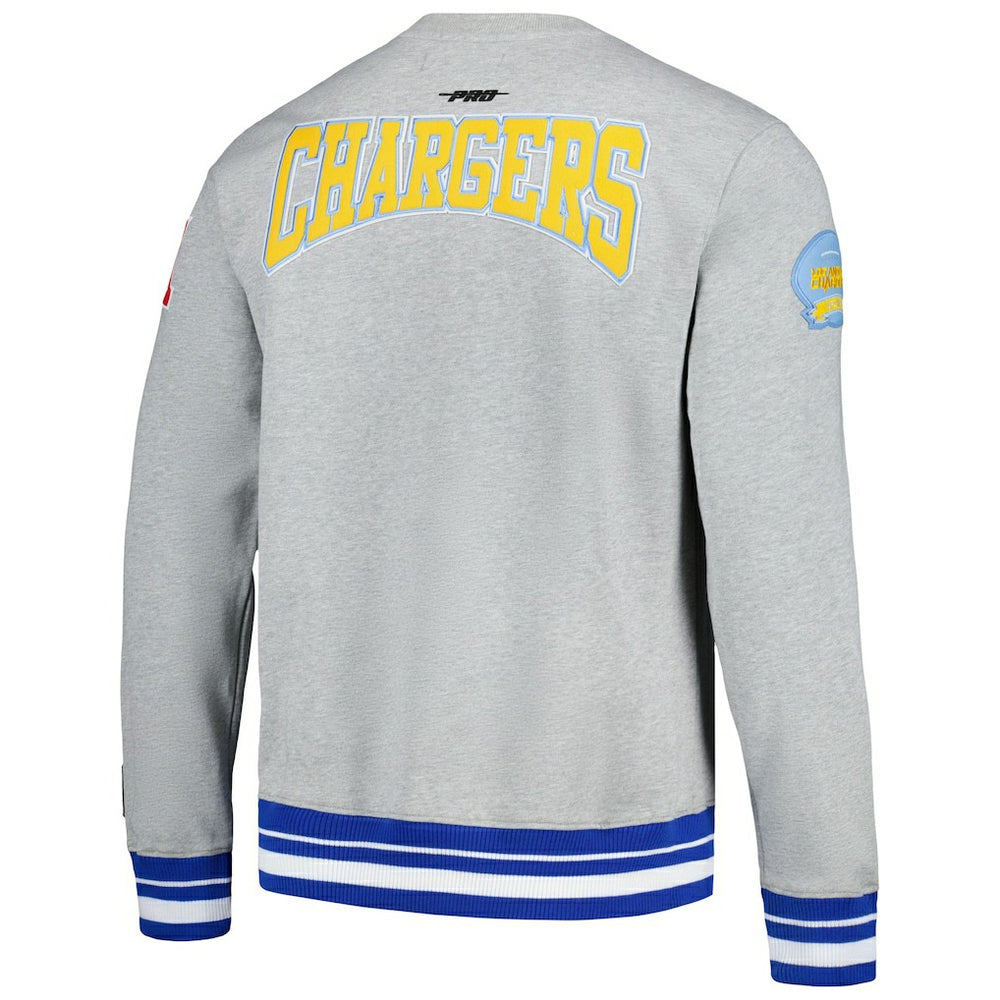 Pro Standard Crest Emblem Pullover Sweatshirt - Los Angeles Chargers Pullover