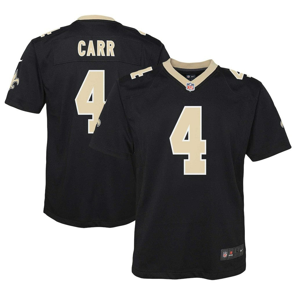 Derek Carr  Youth Game Jersey - New Orleans Saints Jerseys