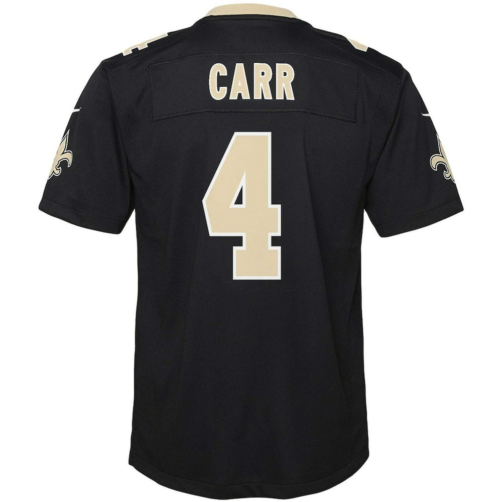Derek Carr  Youth Game Jersey - New Orleans Saints Jerseys