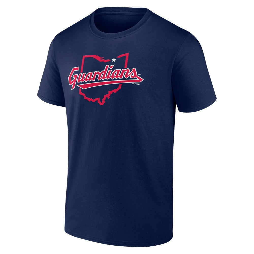 Navy Cleveland Guardians Hometown State Guard T-Shirt