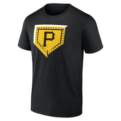 Black Pittsburgh Pirates Hometown Steel Plate T-Shirt