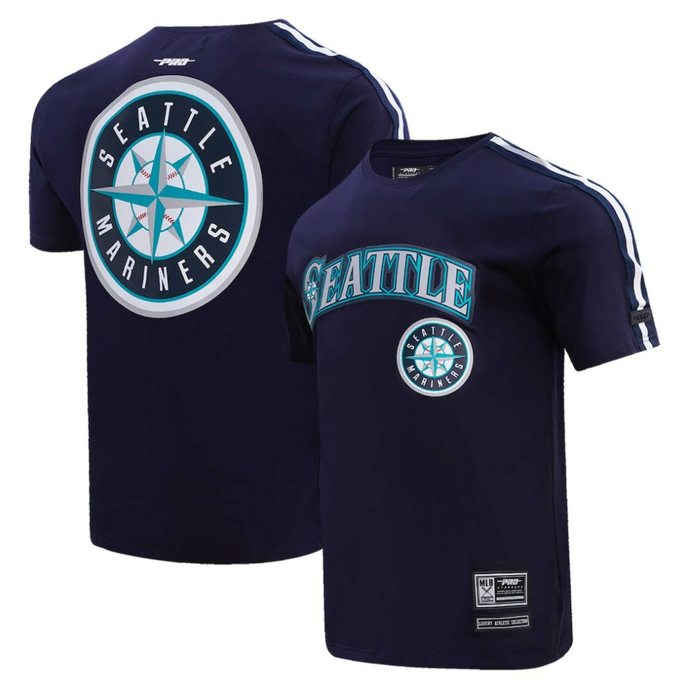 Navy/ Seattle Mariners Pro Standard Taping T-Shirt
