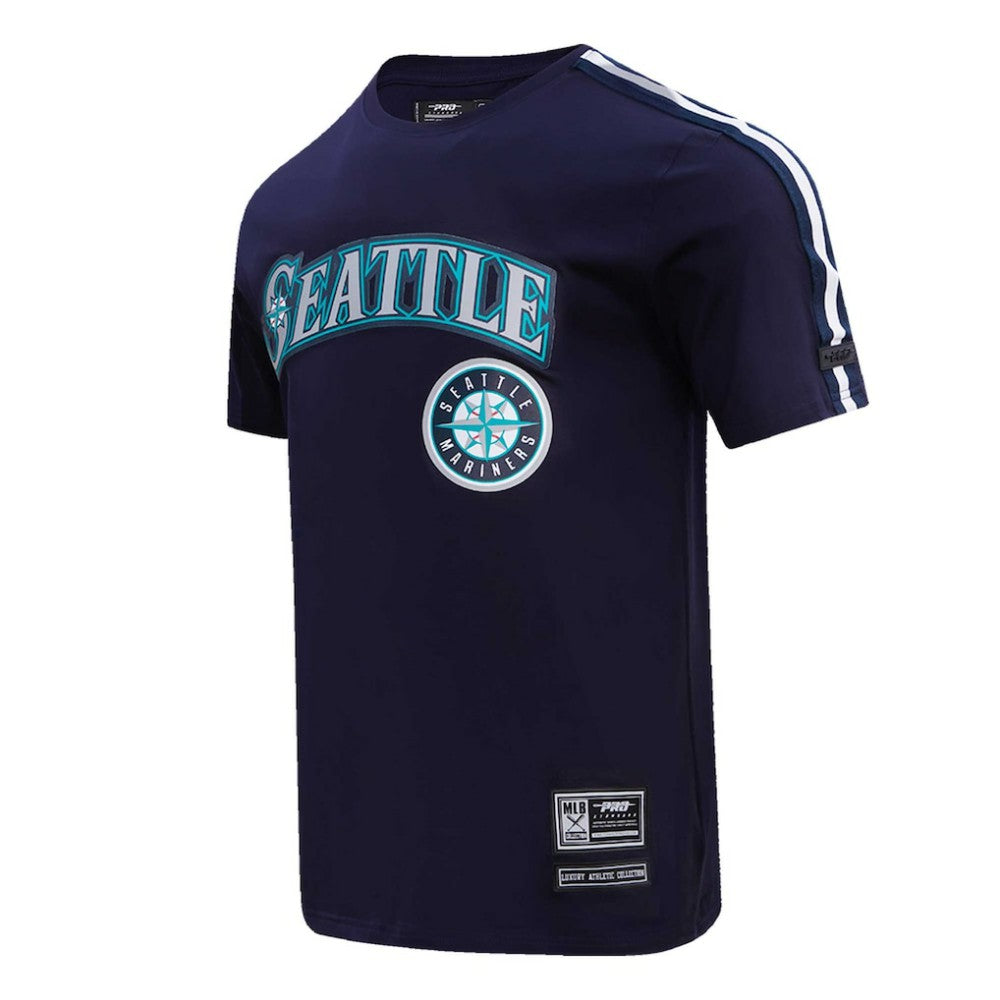 Navy/ Seattle Mariners Pro Standard Taping T-Shirt